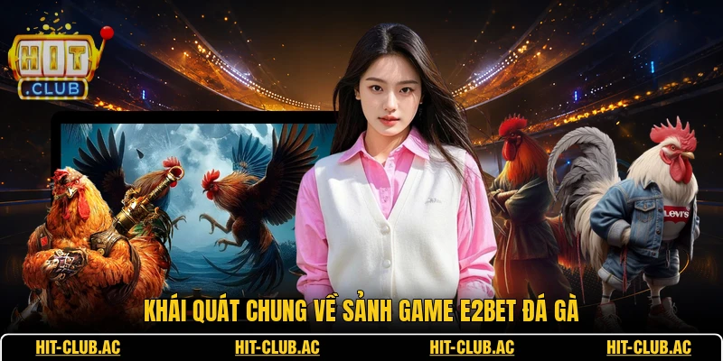 E2bet Đá Gà - Theo Dõi Các Trận Đấu Kịch Tính Hiện Nay 1 Khái quát chung về sảnh game E2bet đá gà